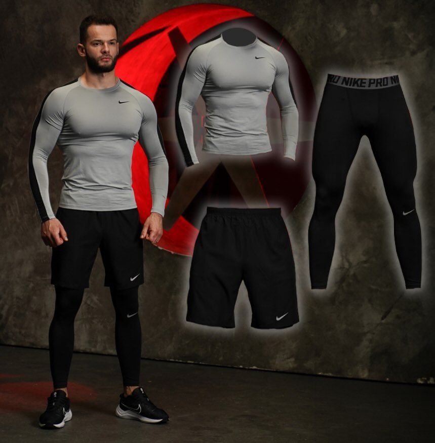 3 в 1: Компресійний костюм Nike 3в1: 