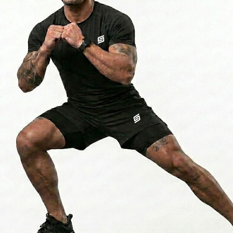 2 в 1: Компресійний костюм Gym Compression 2в1:  5